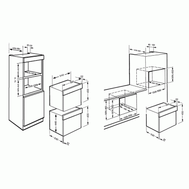 Электрический духовой шкаф Smeg S45MFX2
