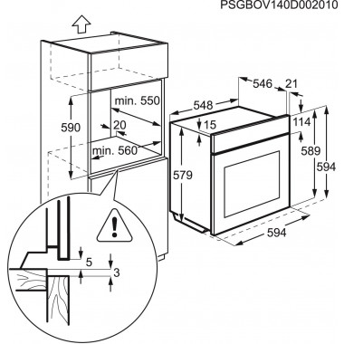 Электрический духовой шкаф AEG BC 501302 NM