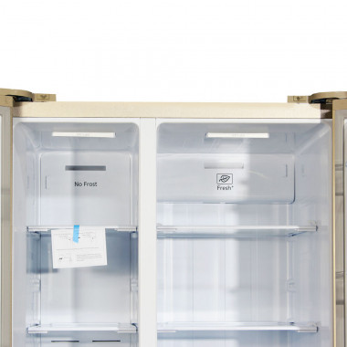 Холодильник Ginzzu NFK-610 Gold glass
