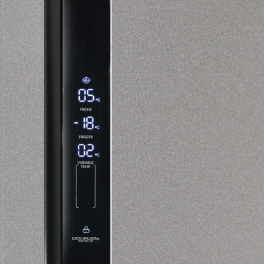 Холодильник Ginzzu NFK-610 Dark gray
