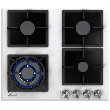 Газовая варочная панель Fornelli PGA 60 Quadro WH