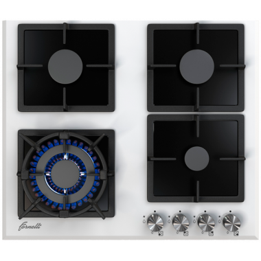 Газовая варочная панель Fornelli PGA 60 Quadro BL