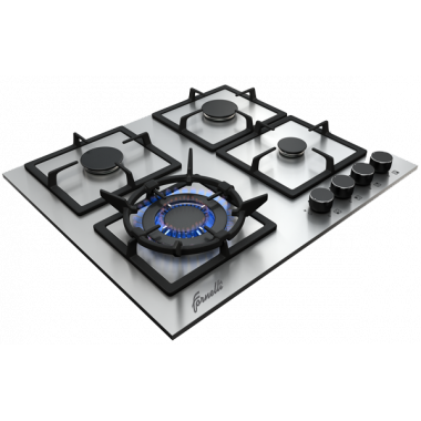 Газовая варочная панель Fornelli PGA 60 Quadro BL