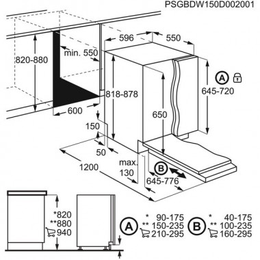 Встраиваемая посудомоечная машина Electrolux EEQ 947200 L
