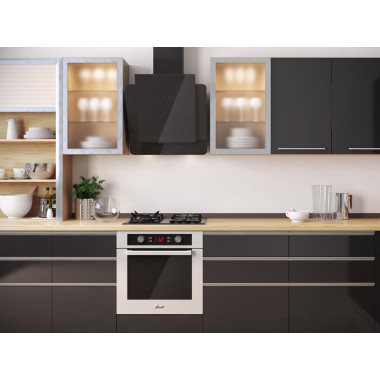 Газовая варочная панель Fornelli PGA 60 Quadro BL