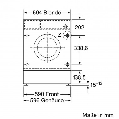Встраиваемая стиральная машина Bosch WIW 28440