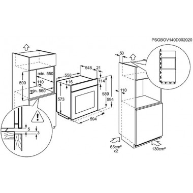Газовый духовой шкаф Electrolux EOG 91402 AX