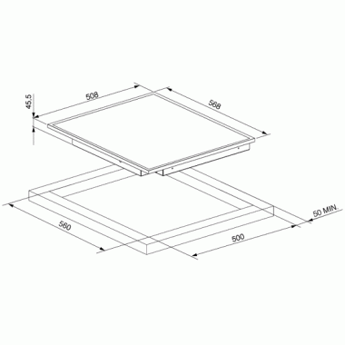 Электрическая варочная панель Smeg SE2664CX2