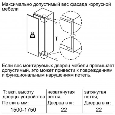 Встраиваемый холодильник NEFF KI8825D20R