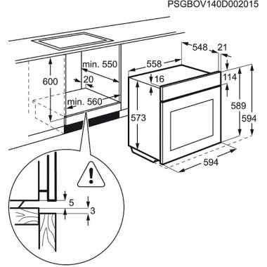 Электрический духовой шкаф Electrolux EOB 93400 BX