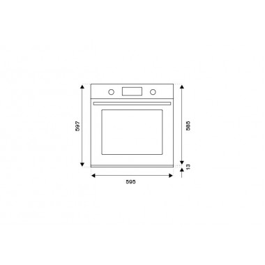 Электрический духовой шкаф Bertazzoni F609HEREKTND