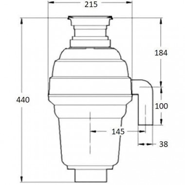 Измельчитель пищевых отходов Bone Crusher BC 1000