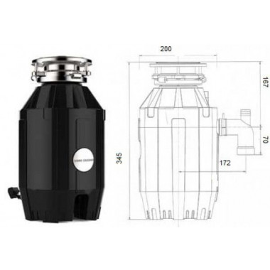 Измельчитель пищевых отходов Bone Crusher BC 810