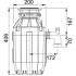 Измельчитель пищевых отходов FRANKE Turbo Elite TE-125 ( пневмокнопка) (134.0535.242)