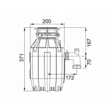 Измельчитель пищевых отходов Franke Turbo Elite TE-75 (134.0535.241)