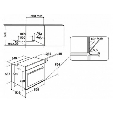 Электрический духовой шкаф Whirlpool AKZ9 6270 IX