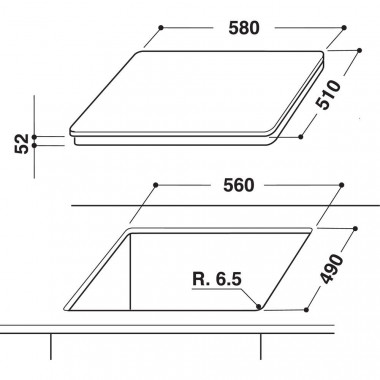 Индукционная варочная панель Hotpoint-Ariston KIA 641 BB (DS)