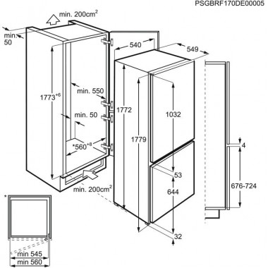 Встраиваемый холодильник Zanussi ZBB 928465 S