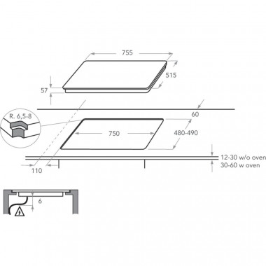 Индукционная варочная панель KitchenAid KHIAS 87700