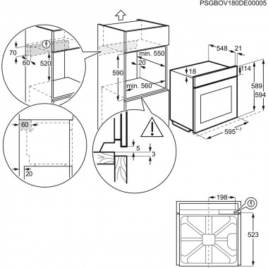 Электрический духовой шкаф Zanussi OPZA 4330 B