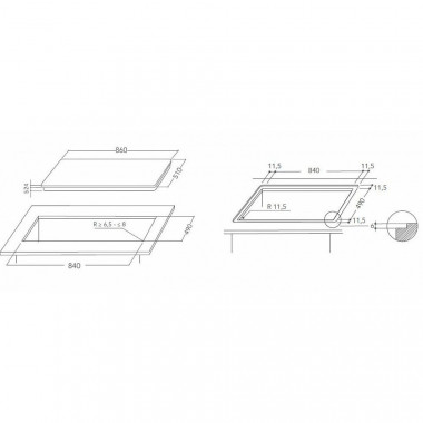 Индукционная варочная панель KitchenAid KHIP5 90510