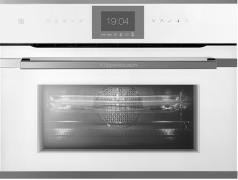 Компактный духовой шкаф с микроволнами Kuppersbusch CBM 6550.0 W3 Silver Chrome